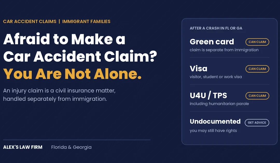 Afraid to Make a Car Accident Claim Because of Immigration Status?
